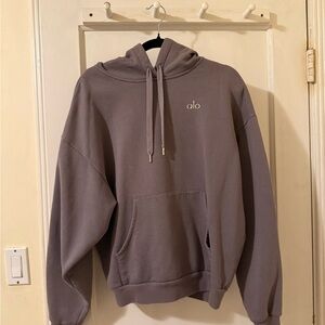 ALO Yoga Special Edition Purple/Gray Hoodie